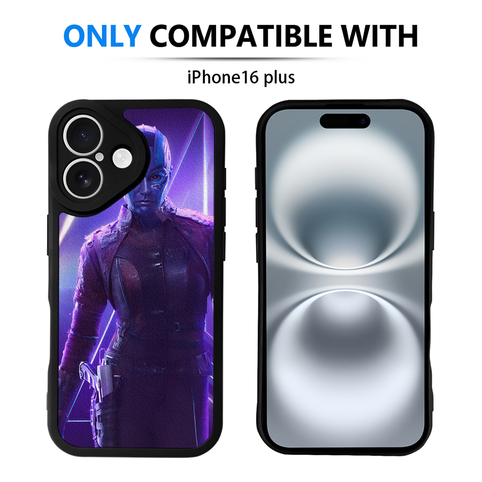 （画像用） アベンジャーズ The Avengers 【iPhone 16シリーズ対応】シリコンスマホケース（レザー調） 材質：シリコン